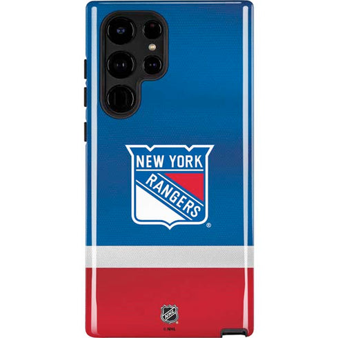 NHL New York Rangers Jersey Galaxy S25 Ultra Impact Case
